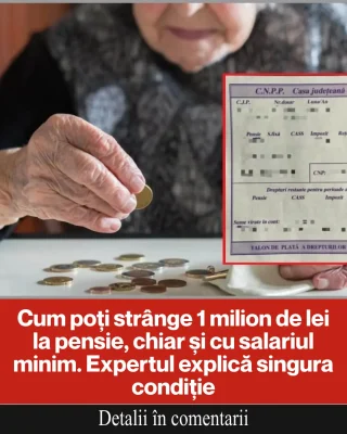 Cum să strângi 1 milion de lei la pensie chiar și cu salariul minim! Expertul dezvăluie secretul economisirii de succes