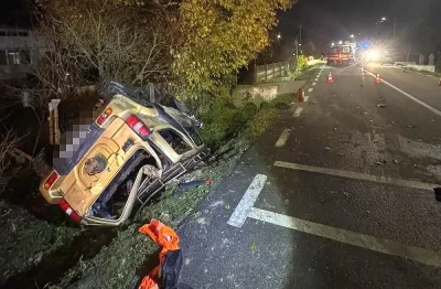 Tragedie în Maramureș! Un mort și doi răniți după un accident cu mașina cuprinsă de flăcări!