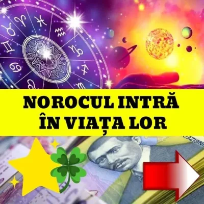 Noroc uriaș pentru trei zodii! Taur, Rac și Vărsător, săptămâna magică care le schimbă viața complet!