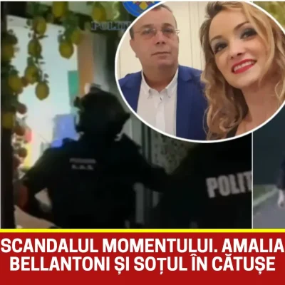 Scandal monstru în Sectorul 2! Amalia Bellantoni și soțul ei reținuți după ce au bătut doi vecini și le-au furat telefoanele!