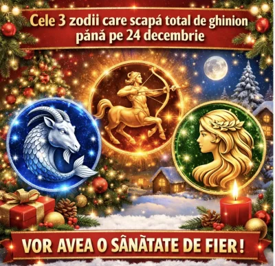 Zodiile care scapă de tot ghinionul până pe 24 decembrie! Viața lor se schimbă radical, sunt protejate
