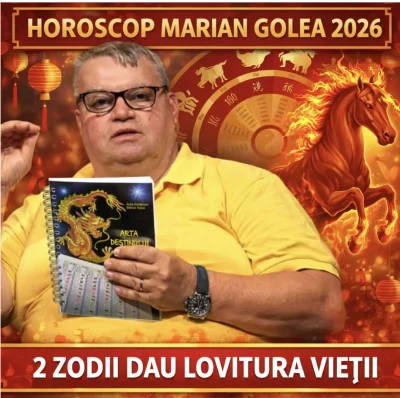 Marian Golea a făcut anunțul! Cele 4 zodii care scapă definitiv de probleme în 2026. Viața li se schimbă radical
