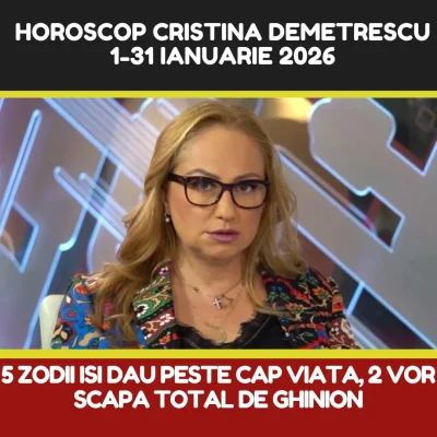 Horoscop Cristina Demetrescu ianuarie 2026. Zodia care pierde tot dacă nu e atentă. Se anunță rupturi definitive