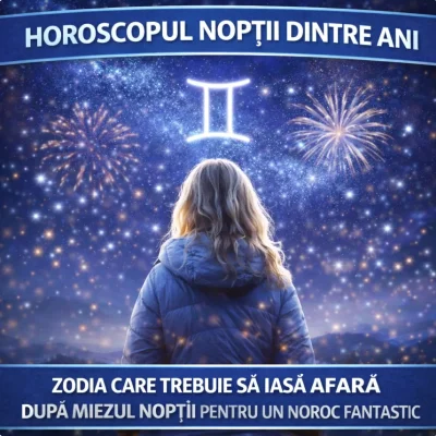 Zodia care trebuie să iasă urgent din casă după miezul nopții de Revelion! Atrage un noroc uriaș dacă face asta
