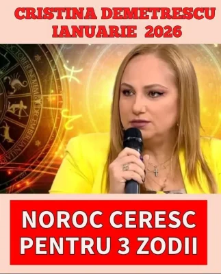 Horoscop Cristina Demetrescu ianuarie 2026. Zodia care pierde tot dacă nu e atentă. Schimbări radicale pentru acești nativi