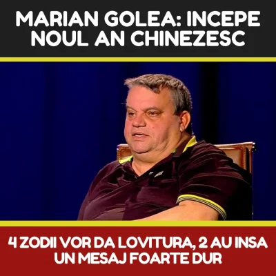 Adio, necazuri! Marian Golea a anunțat cele 4 zodii care scapă de greutăți în 2026. Vezi dacă ești pe listă!