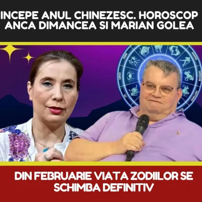 Lovitură de destin în 2026! Zodiile care își schimbă viața radical. Anunțul făcut de Anca Dimancea și Marian Golea