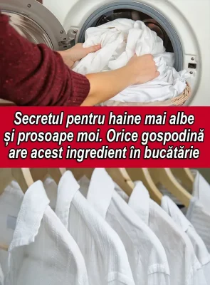Ingredientul de 2 lei din bucătărie care îți face hainele ca noi. Pune-l în mașina de spălat și vei uita de balsam!