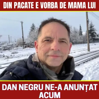 Mama lui Dan Negru, cuprinsă de panică în plină urgie! Prezentatorul a răbufnit: „Ne mai lipsea asta”