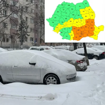 Se schimbă totul de la ora 20:00! Vine iarna severă în România, cu zăpadă de 50 cm. Vezi zonele lovite de prăpăd