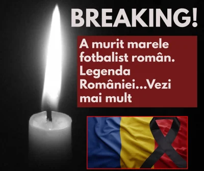 Doliu imens în fotbalul românesc! A murit legenda care a marcat pe terenul lui Arsenal. Adio, „Mobra”!