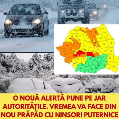 Urgia albă lovește România! ANM anunță ninsori de coșmar și viscol. Ce se întâmplă în București de vineri