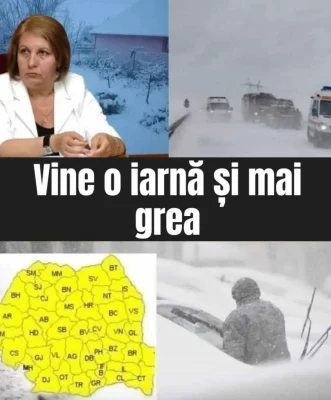 Se schimbă totul în România de astăzi! Cod portocaliu de viscol și ninsori. Zonele unde zăpada va face prăpăd