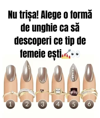 Alege o unghie și află cine ești cu adevărat! Testul care îți dezvăluie imediat secretul personalității tale
