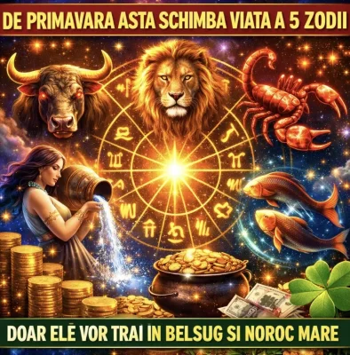 Se schimbă destinul pentru aceste zodii! Cine dă lovitura și primește bani mulți în această primăvară