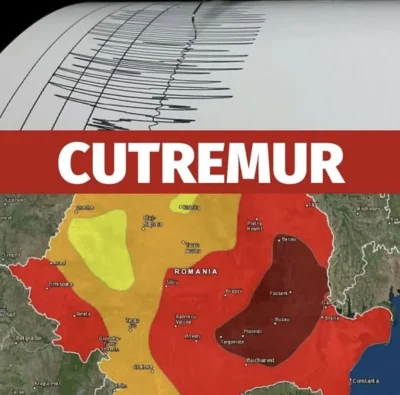 S-a zguduit pământul în România! Cutremur în Vrancea în urmă cu puțin timp. Unde s-a simțit cel mai tare