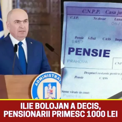 Veste uriașă pentru milioane de pensionari! Cine primește 1.000 de lei în plus. Ilie Bolojan a făcut anunțul oficial
