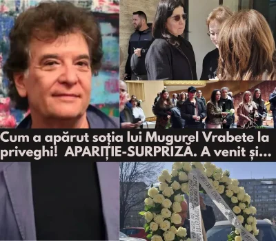 Imagini sfâșietoare cu soția lui Mugurel Vrabete! De ce lipsesc colegii din Holograf de la priveghiul basistului