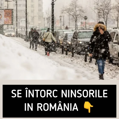 Se schimbă totul! Vin ninsorile în România în plină primăvară. Data exactă când se întoarce iarna în aprilie