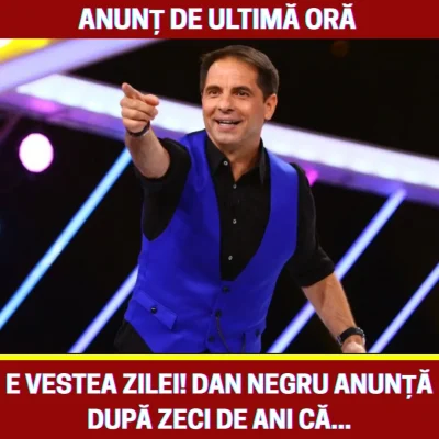 Dan Negru dă cărțile pe față! De ce nu a avut niciodată prieteni în televiziune: „Asta m-a salvat”