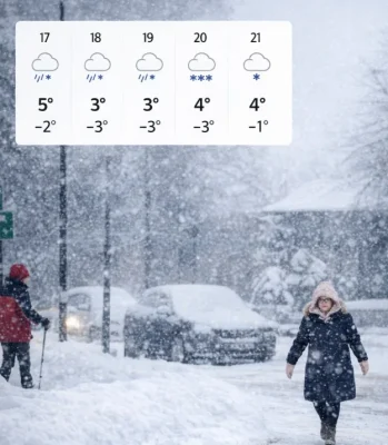 Adio, primăvară! Vortexul polar aduce iarna înapoi în România. Data exactă la care vin ninsorile și frigul
